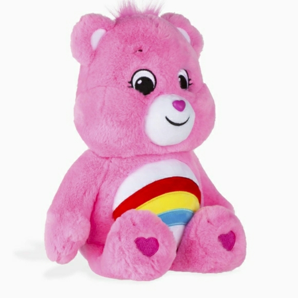 NWT Adorable CARE BEARS 14" Pink Cheer Bear in Box - Picture 9 of 11